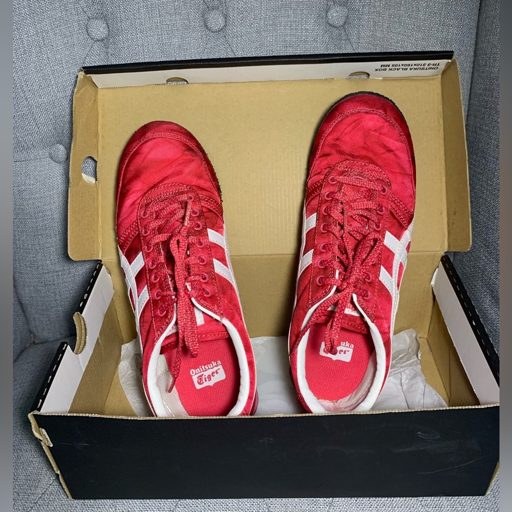 Asics Onitsuka Tiger Ultimate 81 Women's Sneakers Shoes D58BK Fuchsia sz 8